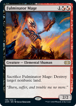 [196]【EN】【FOIL】大爆発の魔道士/Fulminator Mage【2XM】[R][多色]