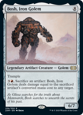 [236]【EN】鉄のゴーレム、ボッシュ/Bosh, Iron Golem【2XM】[R][茶]