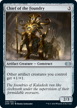 [238]【EN】【FOIL】鋳造所の隊長/Chief of the Foundry【2XM】[U][茶]