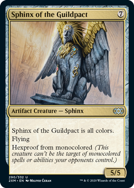 [290]【EN】【FOIL】ギルドパクトのスフィンクス/Sphinx of the Guildpact【2XM】[U][多色]