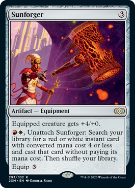 [293]【EN】【FOIL】太陽打ちの槌/Sunforger【2XM】[R][茶]