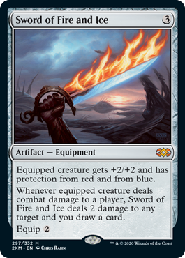 [297]【EN】【FOIL】火と氷の剣/Sword of Fire and Ice【2XM】[M][茶]