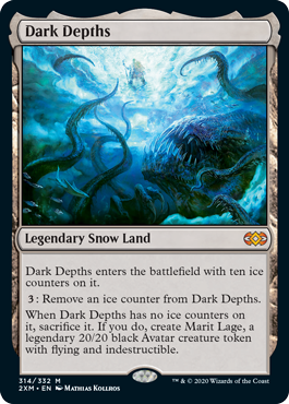 [314]【EN】【FOIL】暗黒の深部/Dark Depths【2XM】[M][土地]