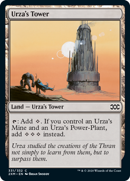 [331]【EN】ウルザの塔/Urza's Tower【2XM】[C][土地]