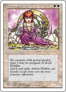 [002]【JP】アムロー・キスキン/Amrou Kithkin【4ED】[C][白]