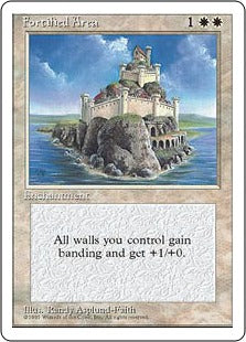 [026]【EN】要塞化/Fortified Area【4ED】[C][白]