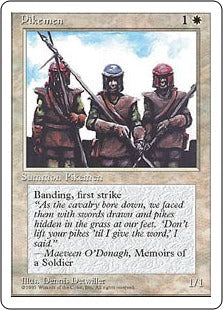 [042]【EN】長槍兵/Pikemen【4ED】[C][白]