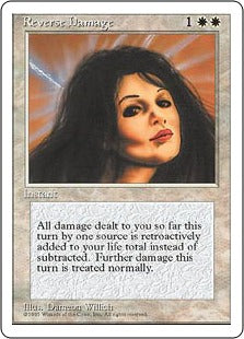 [045]【JP】ダメージ反転/Reverse Damage【4ED】[R][白]