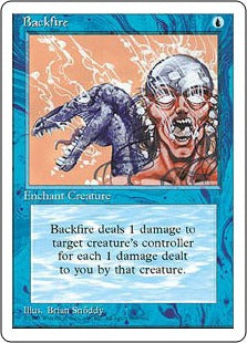 [062]【EN】バックファイア/Backfire【4ED】[U][青]