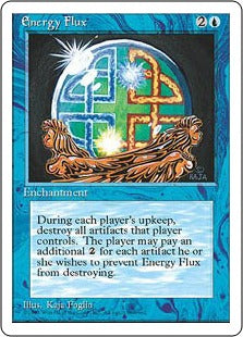 [068]【EN】魔力流出/Energy Flux【4ED】[U][青]