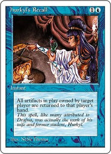 [077]【EN】ハーキルの召還術/Hurkyl's Recall【4ED】[R][青]