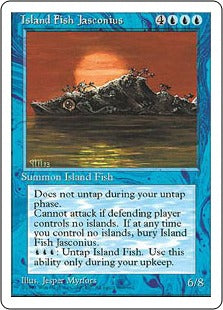 [078]【JP】島魚ジャスコニアス/Island Fish Jasconius【4ED】[R][青]