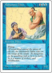 [084]【EN】マハモティ・ジン/Mahamoti Djinn【4ED】[R][青]