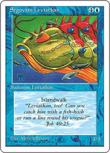 [099]【EN】セゴビアの大怪魚/Segovian Leviathan【4ED】[U][青]