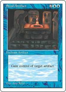 [105]【EN】秘宝奪取/Steal Artifact【4ED】[U][青]