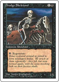 [133]【JP】蠢く骸骨/Drudge Skeletons【4ED】[C][黒]