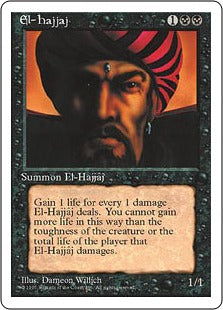 [134]【JP】エル・ハジャジ/El-Hajjaj【4ED】[R][黒]