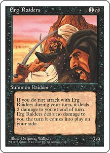 [135]【JP】アーグの盗賊団/Erg Raiders【4ED】[C][黒]