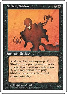 [149]【JP】冥界の影/Nether Shadow【4ED】[R][黒]