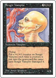 [160]【EN】センギアの吸血鬼/Sengir Vampire【4ED】[U][黒]
