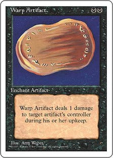 [169]【EN】歪んだ秘宝/Warp Artifact【4ED】[R][黒]