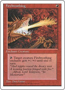 [193]【EN】炎のブレス/Firebreathing【4ED】[C][赤]