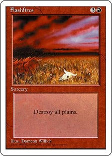 [195]【EN】野火/Flashfires【4ED】[U][赤]
