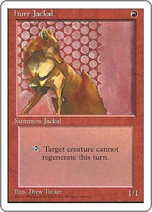 [203]【EN】ハール・ジャッカル/Hurr Jackal【4ED】[R][赤]