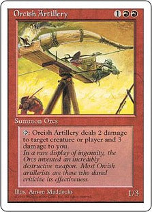 [214]【JP】オーク弩弓隊/Orcish Artillery【4ED】[U][赤]