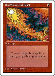 [218]【EN】赤霊破/Red Elemental Blast【4ED】[C][赤]