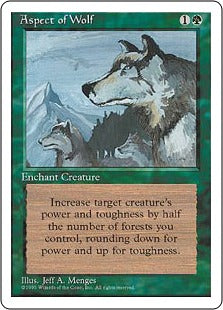 [233]【EN】狼の血/Aspect of Wolf【4ED】[R][緑]