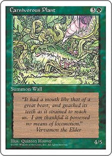 [235]【JP】人喰い植物/Carnivorous Plant【4ED】[C][緑]