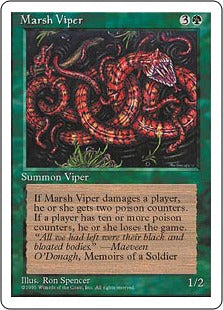 [263]【JP】マーシュ・バイパー/Marsh Viper【4ED】[C][緑]