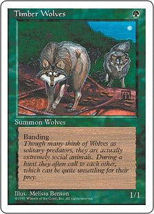 [275]【JP】森林狼/Timber Wolves【4ED】[R][緑]
