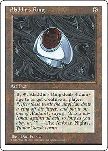 [292]【EN】アラジンの指輪/Aladdin's Ring【4ED】[R][茶]