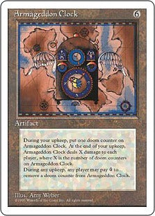 [295]【JP】終末の時計/Armageddon Clock【4ED】[R][茶]
