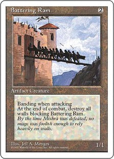 [297]【JP】破城槌/Battering Ram【4ED】[C][茶]