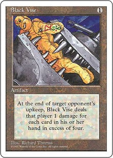 [299]【EN】黒の万力/Black Vise【4ED】[U][茶]