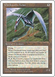 [306]【EN】機械仕掛けの鳥/Clockwork Avian【4ED】[R][茶]