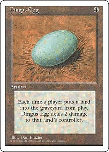 [315]【EN】不明の卵/Dingus Egg【4ED】[R][茶]