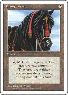 [318]【EN】黒檀の馬/Ebony Horse【4ED】[R][茶]