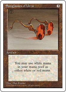 [347]【EN】ウルザの色眼鏡/Sunglasses of Urza【4ED】[R][茶]