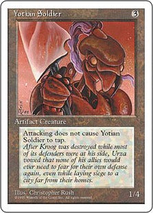 [360]【EN】ヨーティアの兵/Yotian Soldier【4ED】[C][茶]