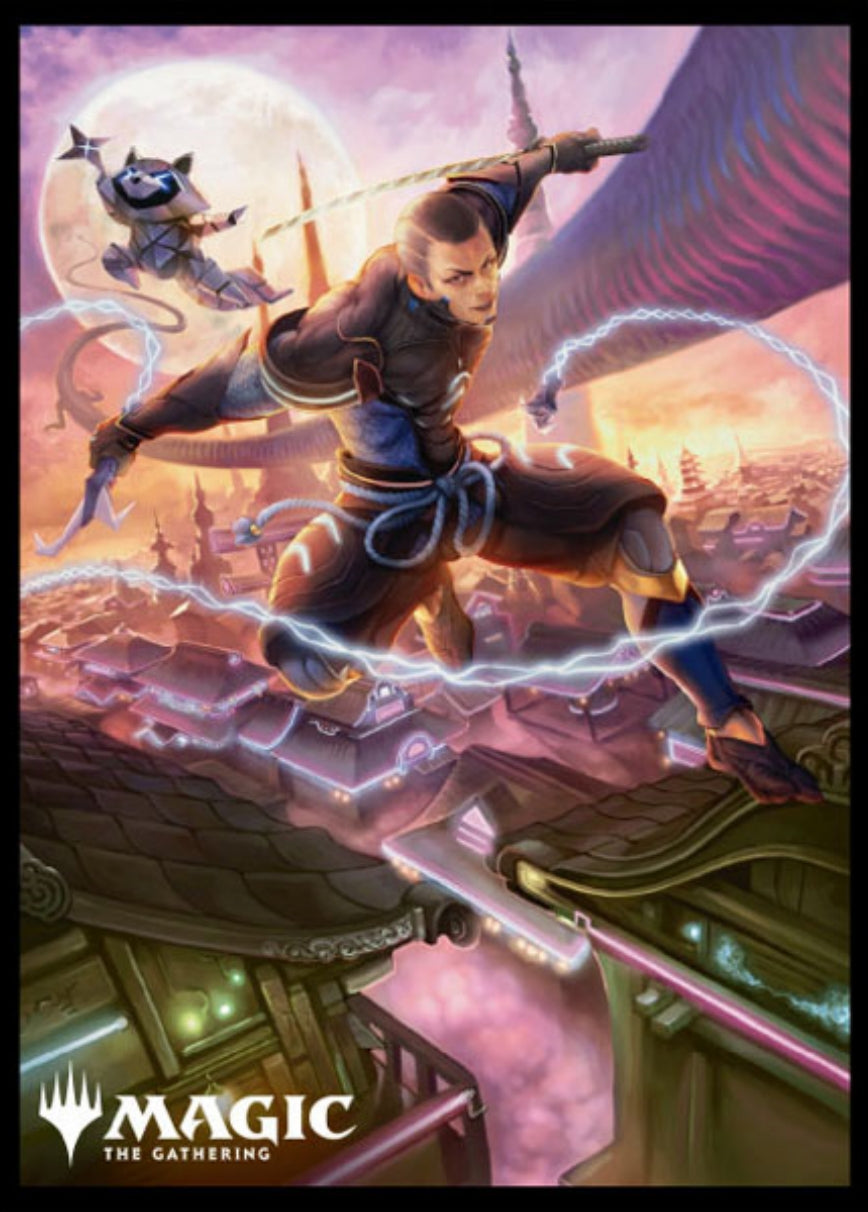 MTG『ファウンデーションズ』≪狡猾な侵入者、魁渡≫スリーブ