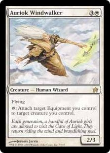 [005]【EN】【FOIL】オーリオックの風歩き/Auriok Windwalker【5DN】[R][白]