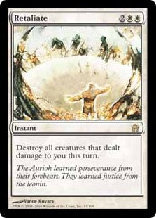 [013]【EN】【FOIL】応酬/Retaliate【5DN】[R][白]