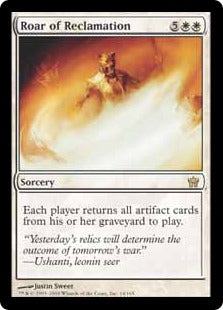 [014]【EN】【FOIL】再利用の咆哮/Roar of Reclamation【5DN】[R][白]