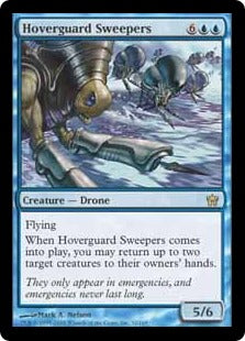 [032]【EN】空護りの掃討者/Hoverguard Sweepers【5DN】[R][青]