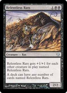 [058]【EN】執拗なネズミ/Relentless Rats【5DN】[U][黒]
