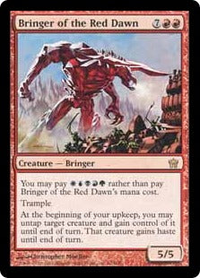 [062]【EN】赤の夜明けの運び手/Bringer of the Red Dawn【5DN】[R][赤]